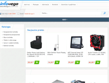 Tablet Screenshot of infovega.lt
